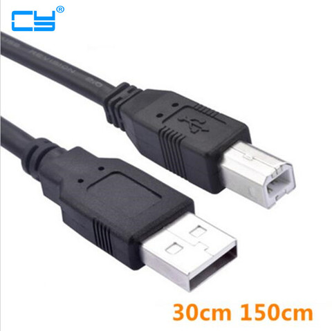 USB 2,0 A type Male to USB B Type Male USB-B сканер для принтера кабель для жесткого диска 30 см 0,3 м 150 см 1,5 м ► Фото 1/1