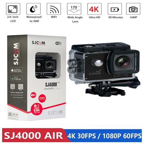 SJCAM SJ4000 AIR 4K 30FPS экшн- камера Full HD Allwinner 4K wifi 2,0 " экран мини шлем Водонепроницаемая Спортивная DV камера ► Фото 1/6