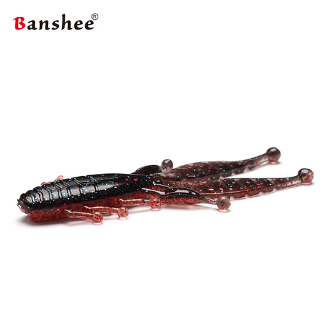 Banshee 8 шт./лот, мягкие приманки, легкая приманка 90 мм, 5,9 г, воблер, Тонущая рыболовная приманка, силиконовая приманка для червя, окуня/карпа, ис... ► Фото 1/6