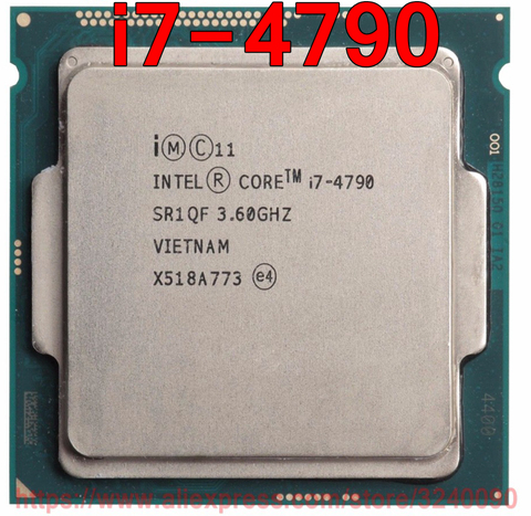 Оригинальный процессор Intel CORE i7-4790, процессор 3,60 ГГц, 8 м, четырехъядерный процессор i7 4790, Разъем 1150, бесплатная доставка, быстрая доставка ► Фото 1/1