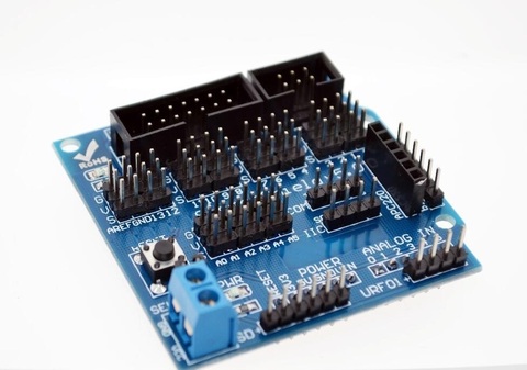 Щит датчика V5.0, плата расширения датчика для arduino, электронные строительные блоки деталей робота для Arduino ► Фото 1/1