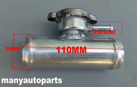 Наполнитель шланга радиатора, горловина и крышка, алюминиевый встраиваемый слив шланга охлаждающей жидкости 1-1/2 дюйма (38 мм) ► Фото 1/1