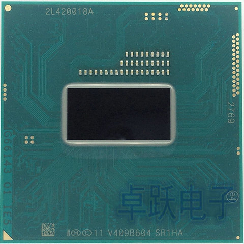 Оригинальный процессор intel, процессор Core, процессор SR1HA 2,5G 3M Cache I5 4200M 2,5G до 3,1G PGA946 для HM87, бесплатная доставка ► Фото 1/1