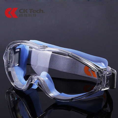 Прозрачные защитные очки CK Tech, ветрозащитные ударопрочные тактические противотуманные очки для верховой езды, защита от пыли, промышленные... ► Фото 1/6