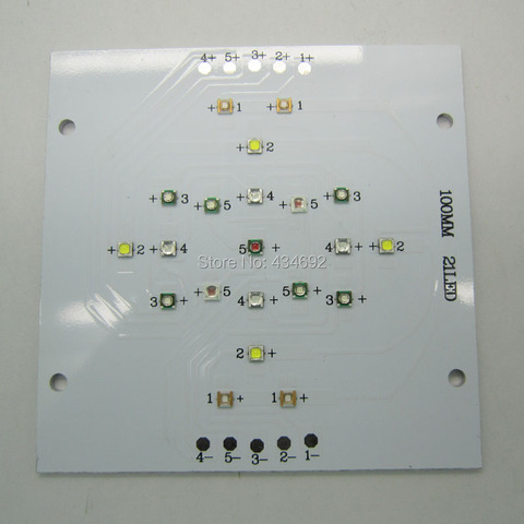 5 Канал 21 Светодиодов Cree XPE XTE XPG2 + Semileds UV УФ привело 395NM 415NM + Epileds 660NM Led Коралл Растет привело Moudle Излучатель Лампы Свет Для Морских XR30W Pro Аквариум Led свет ► Фото 1/6