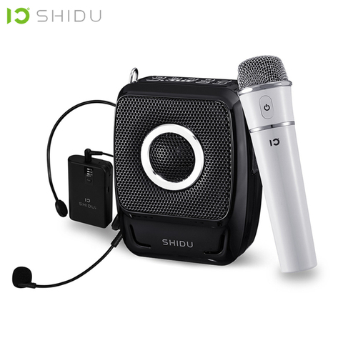SHIDU 25 Вт портативный усилитель голоса водонепроницаемый мини-звуковой динамик USB Lautsprecher с UHF беспроводным микрофоном для учителей S92 ► Фото 1/6