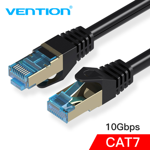 Vention Cat7 Ethernet кабель RJ45 гигабитная сеть Lan кабель rj45 патч-корд 1m2m3m4m5m10m40m для ПК роутера ноутбука кабель Ethernet ► Фото 1/6