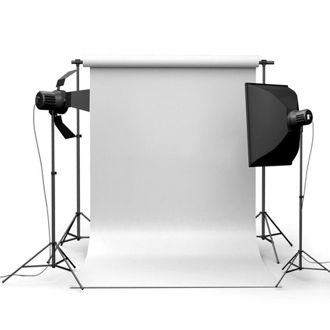Mayitr 3x5 футов чистый белый фон для фотосъемки на стену виниловый высококачественный фон для студийной фотосъемки реквизит ► Фото 1/2