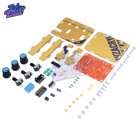 Генератор сигналов XR2206 DIY Kit, синусоидальный/треугольный/квадратный выход, 1 Гц-1 МГц, генератор сигналов, регулируемая амплитуда частоты ► Фото 1/1