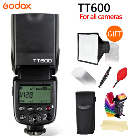 Вспышка Godox TT600S TT600 Speedlite для Canon Nikon Sony Pentax Olympus Fujifilm и встроенная беспроводная ТРИГГЕРНАЯ система 2,4G GN60 ► Фото 1/5