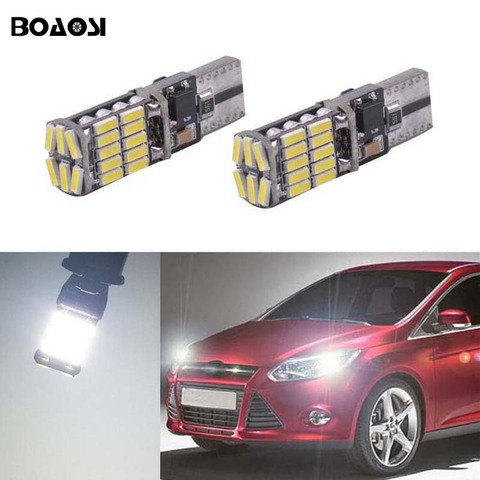 2x T10 W5W светодиодный светильник на танкетке маркер лампы для Ford Focus 2 1 Fiesta Mondeo 4 3 Transit Fusion Kuga Ranger Mustang KA S-max ► Фото 1/6