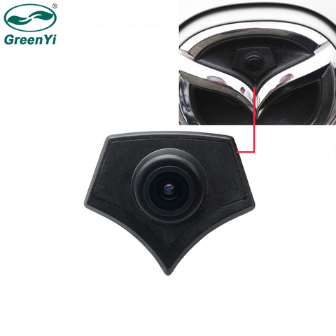 GreenYi автомобиля вид спереди Логотип Камера для Mazda 2 3 5 6 CX-7 CX-9 CX-5 8 Парковочные системы Системы ► Фото 1/6