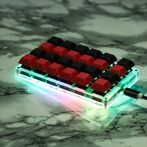 21 23 24 ключа RGB YMDK программируемая функция Марко MX Cherry Gateron переключатели механическая клавиатура Numpad для LOL Battlegrounds ► Фото 1/6