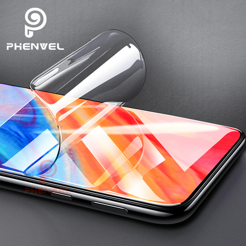 Тонкая Гидрогелевая пленка Phenvel для xiaomi mix 2 3 mix 2s, защитная пленка для экрана, гибкая гелевая 3D пленка для xiomi mi mix2 mix2s ► Фото 1/6