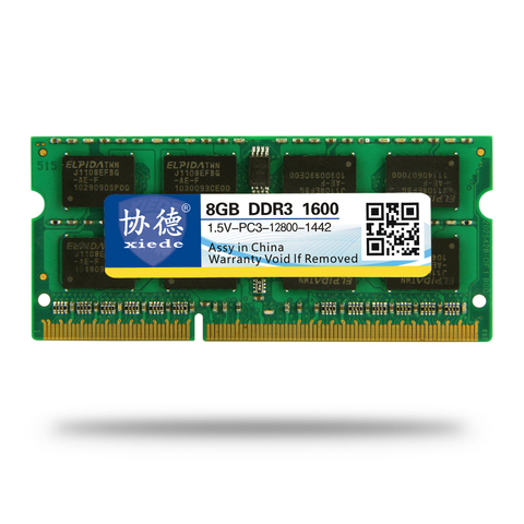 Оперативная память DDR3 1600 МГц 2 ГБ 4 ГБ 8 ГБ для ноутбука, ноутбука Sodimm, совместима с DDR 3 1600 1333 1066 МГц PC3 12800 1,5 В ► Фото 1/6
