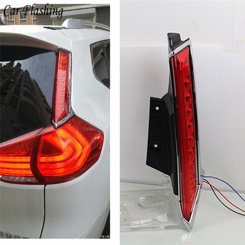 Автомобильный светодиодный фонарь для Nissan Xtrail X-trail X trail 2014 2015 2016 2017 2022 задний бампер задний светильник стоп-светильник отражатель ► Фото 1/6