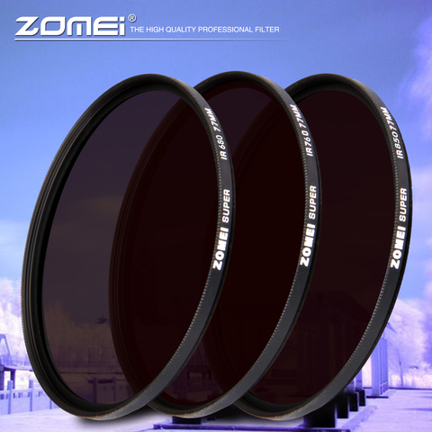 Zomei инфракрасный ИК-фильтр 680nm 720nm 760nm 850nm 950nm ИК-фильтр 37 мм 49 мм 52 мм 58 мм 67 мм 72 мм 82 мм для SLR DSLR объектива камеры ► Фото 1/1