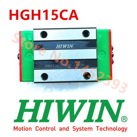 HIWIN HGH15CA, 100% г., новые оригинальные линейные направляющие блоки HIWIN, линейные направляющие HIWIN ► Фото 1/1