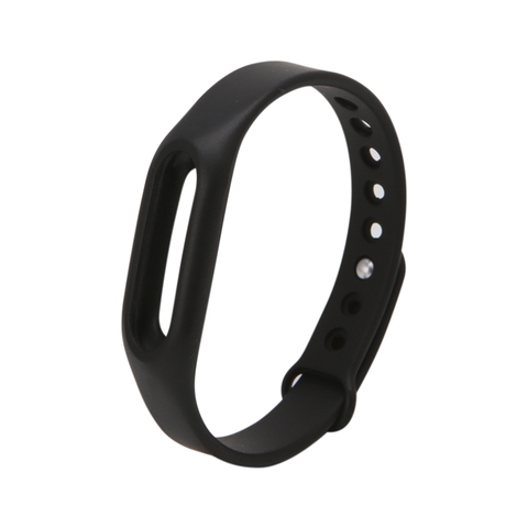 Черный силиконовый ремешок ANENG для наручных часов, сменный ремешок для смарт-часов Xiaomi Mi Band 1 ► Фото 1/1