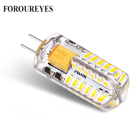 Светодиодная мини-лампа G4 smd3014 2,5 W 48LED s, сменные силиконовые лампы 20W, галогенная лампа для Люстра-прожектор по самой низкой цене ► Фото 1/6