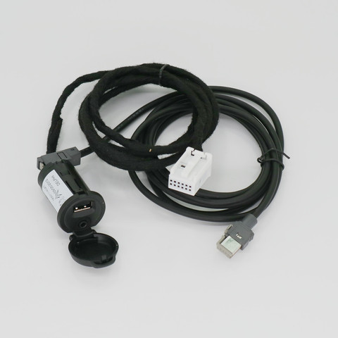 Стерео USB-кабель для Peugeot 206 207 307 308 407 408 508 Citroen C2 C3 C4 C5 C6 RD9 RD43 RD45 MRN DS DS3 DS4 DS5 ► Фото 1/6