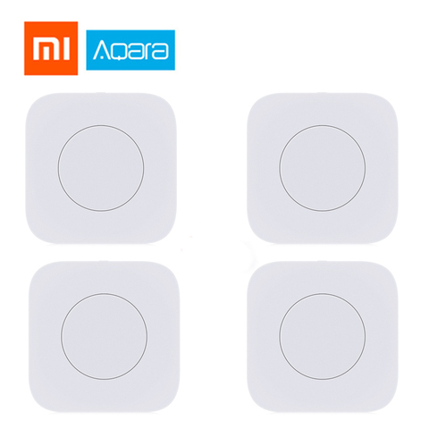 Оригинальный умный беспроводной переключатель Xiaomi Aqara, умный дистанционный пульт управления ZigBee, Wi-Fi переключатель, домашние комплекты Mi home ► Фото 1/6