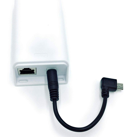 Адаптер/сплиттер Micro USB, от 20 Вт до 5 В, 802.3at, PoE +, удлинитель питания для устройств без PoE ► Фото 1/1