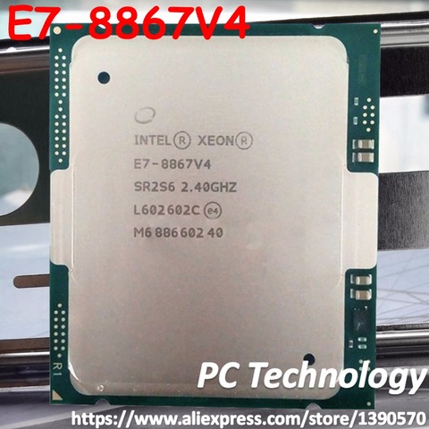 Оригинальный процессор Intel Xeon oem-версия E7 8867v4, 2,40 ГГц, 18 ядер, 45 МБ, SmartCache, 165 Вт, E7 8867, v4, ► Фото 1/1