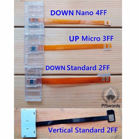 Конвертер smartcard в nano sim micro u sim-карту, стандартная sim-карта u, адаптер 2FF 3FF 4FF, конвертер ► Фото 1/4