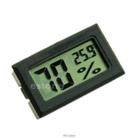 Цифровой термометр-гигрометр с ЖК-дисплеем, измеритель влажности, 10-99% влажности ► Фото 1/4