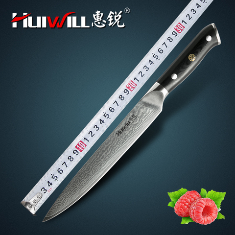 Кухонный нож Huiwill VG10 из дамасской стали 8 