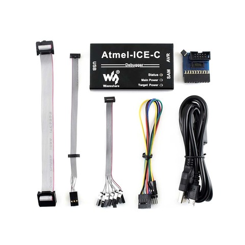 Набор Atmel-ICE-C, мощный развивающий инструмент для отлаживания и программирования, микроконтроллеры Atmel SAM и AVR, внутри, для того, чтобы их можно было использовать в качестве инструментов, которые входят в комплект. ► Фото 1/6