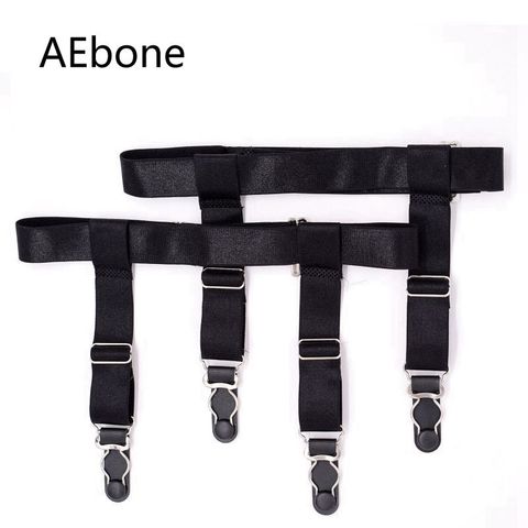 Носки AEbone, подтяжки для мужчин, два зажима, черные эластичные подвязки Sus01 ► Фото 1/1
