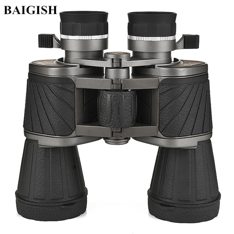 Оригинальный бинокль Baigish 10X50, профессиональный телескоп Hd, качественный Военный бинокль для охоты с ночным видением в русском стиле ► Фото 1/6