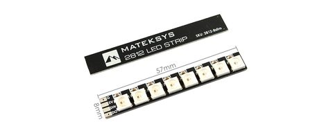 Светодиодсветильник лента MATEKSYS Matek ARM Light 2812, тонкая Светодиодная лента 57*8 мм, плата для FPV, светодиодная лампа для дрона BetaF светильник INAV, 2 шт. ► Фото 1/4