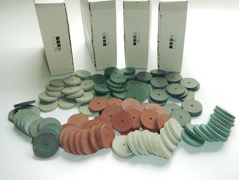 Силиконовые полировальные диски, 4 цвета, 100 шт. ► Фото 1/4