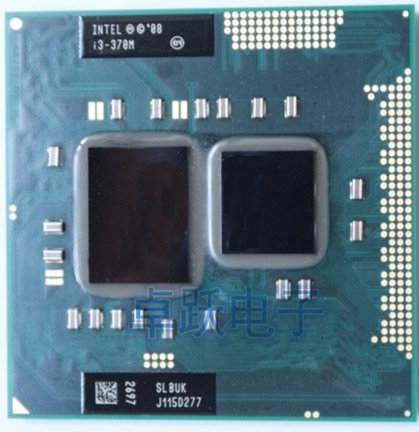 Оригинальный процессор Intel core I3 370M 3M, Кэш-память 2,4 ГГц, ноутбук, процессор, бесплатная доставка, I3-370M ► Фото 1/1