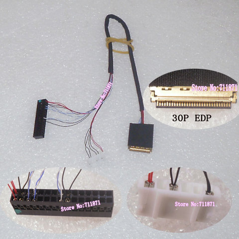 Шаг 0,5 мм 30Pin EDP LVDS экранный интервал 0,5 мм 30P EDP экран кабель 30P 0,5 Шаг EDP LVDS экран провод EDP Lcd кабель ► Фото 1/1