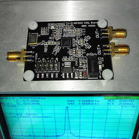 Плата разработки ADF4350 ADF43501 PLL для синтезатора частоты радиосигнала, синусоидальный сигнал/CY7C68013A, USB 2,0, логический анализатор платы ► Фото 1/6