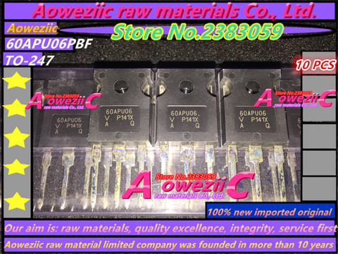 Aoweziic 100% новый импортный оригинальный 60APU06PBF 60APU06 TO-247 ультра-быстрый диод восстановления 60A 600 в ► Фото 1/2