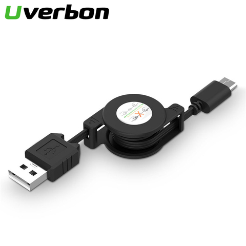 Портативный зарядный кабель USB C, Выдвижной Телескопический шнур быстрой зарядки Type-C для Samsung S8 a50 Huwei P30 pro, USB C ► Фото 1/6