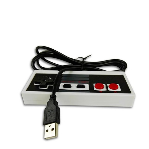 Классический проводной USB игровой контроллер для Nintendo NES, 1 шт., джойстик для NES, контроллер для Windows, ПК, геймпад для MAC ► Фото 1/6