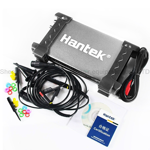 Hantek 6022BE портативный ноутбук ПК USB цифровые измерения хранения Виртуальный Осциллограф 2 канала 20 МГц осциллограф ► Фото 1/1