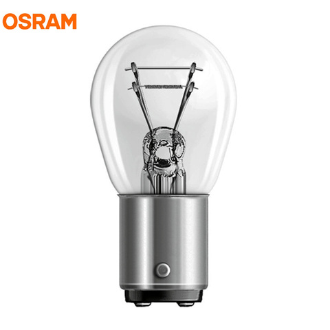 10 шт. OSRAM 7225 P21/4W BAZ15d 12V S25 оригинальный шнур с металлическим Цоколи лампы сигнала поворота Стоп-сигнал светильник OEM Автомобильные галогеновые лампы для фар Германии OEM ► Фото 1/1