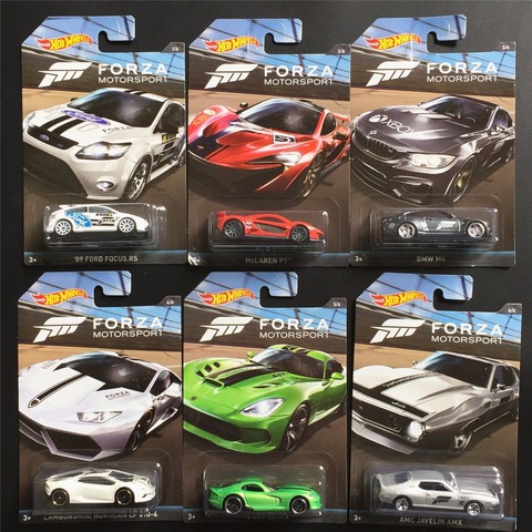 Hot Wheels 1:64 спортивный автомобиль FORZA, мотоцикл, FORD FALCON, гоночный автомобиль McLAREN P1, коллекционное издание, металл, литье под давлением, модель автомобиля ► Фото 1/1