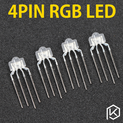 4pin rgb светодиоды, рассеянные rgb led для механической клавиатуры, такие как keycool 87 104 108 71 rgb светильник ► Фото 1/2