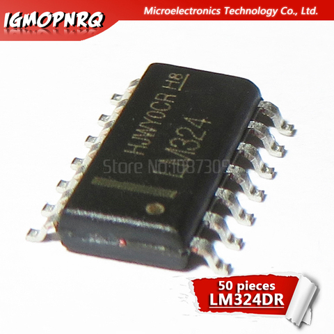 50 шт. SOP14 SMD LM324D LM324 LM324DT LM324DR новый оригинальный ► Фото 1/1