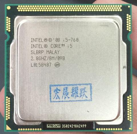 Процессор Intel Core Φ (кэш 8M, 2,80 ГГц) LGA1156, настольный процессор 100% рабочий механизм, процессор для настольного компьютера ► Фото 1/2