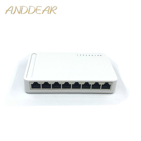 OEM новая модель 8 портов Gigabit Switch, настольный коммутатор RJ45 Ethernet 10/100/1000 Мбит/с Lan Hub Switch 8 портов as ► Фото 1/6