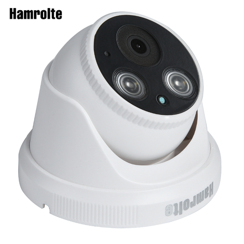 IP-камера Hamrolte ONVIF 5 МП, 3 Мп, 2 Мп, Внутренняя купольная камера видеонаблюдения с ночным видением, внутренняя аудиокамера Xmeye с датчиком движения ► Фото 1/6